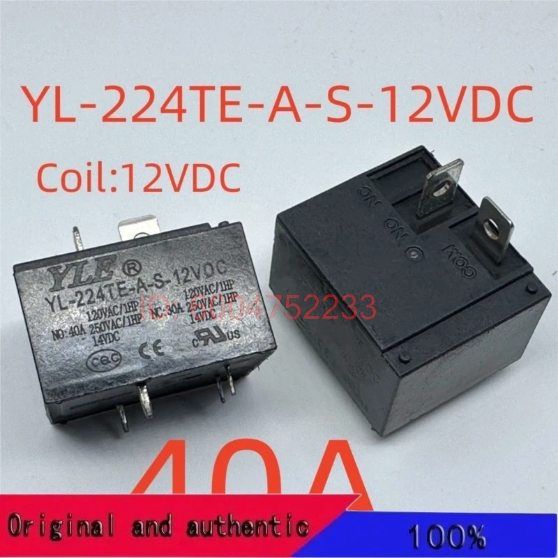 10PCS Used YL-224TE-A-S-12VDC (T91A-40A) Relay 4pins
10PCS Used YL-224TE-A-S-12VDC (T91A-40A) Relay 4pins