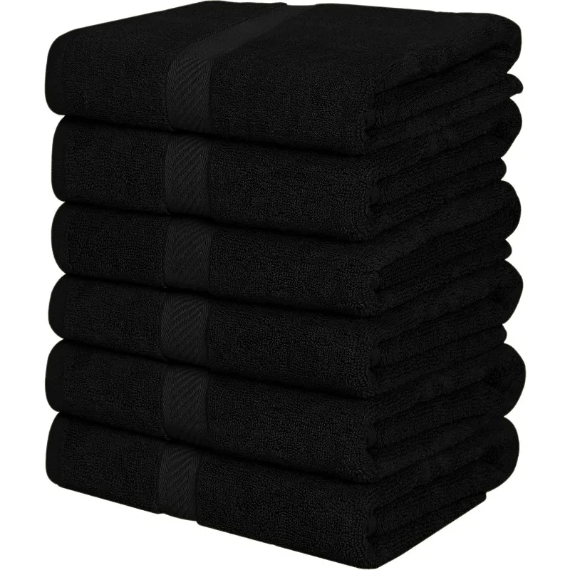 6 Pack Medium Bath Towel Set, 100% Ring Spun Cotton (24 x 48 Inches) Medium Lightweight
6 Pack Medium Bath Towel Set, 100% Ring Spun Cotton (24 x 48 Inches) Medium Lightweight