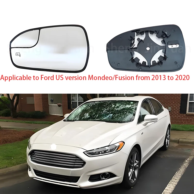 Suitable for Ford Fusion rearview mirror lenses (2013 - 2020 US version), heated mirror lenses, and mirror frames.
Suitable for Ford Fusion rearview mirror lenses (2013 - 2020 US version), heated mirror lenses, and mirror frames.