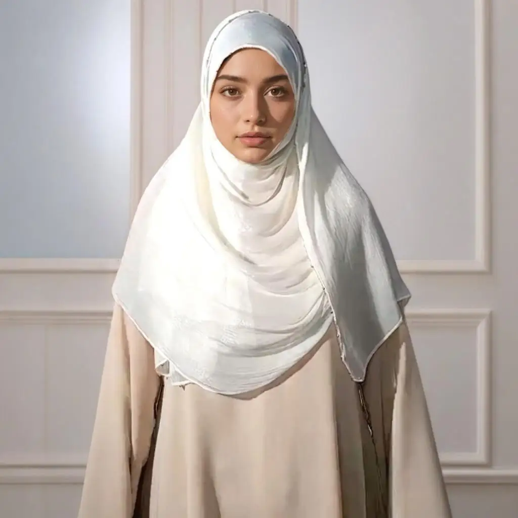 Новинка 2025 года, шифоновый шелковый шарф-хиджаб с морским островом и аксессуарами-цепочками, легкий дышащий мусульманский платок для женщин, элегантный
Новинка 2025 года, шифоновый шелковый шарф-хиджаб с морским островом и аксессуарами-цепочками, легкий дышащий мусульманский платок для женщин, элегантный