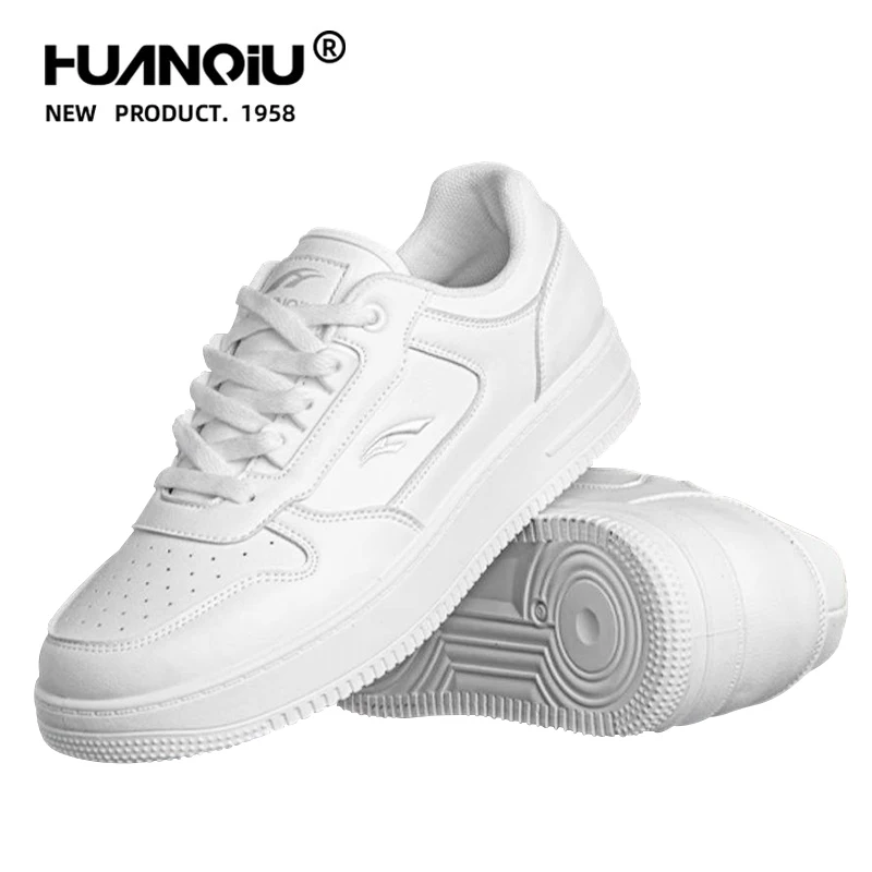 HuanQiu White Women Sneaker Spring 2026 New Genuine Leather Shoes Women Lace-up Female Sneakers Casual Non-slip Women's Shoes
HuanQiu White Women Sneaker Spring 2026 New Genuine Leather Shoes Women Lace-up Female Sneakers Casual Non-slip Women's Shoes