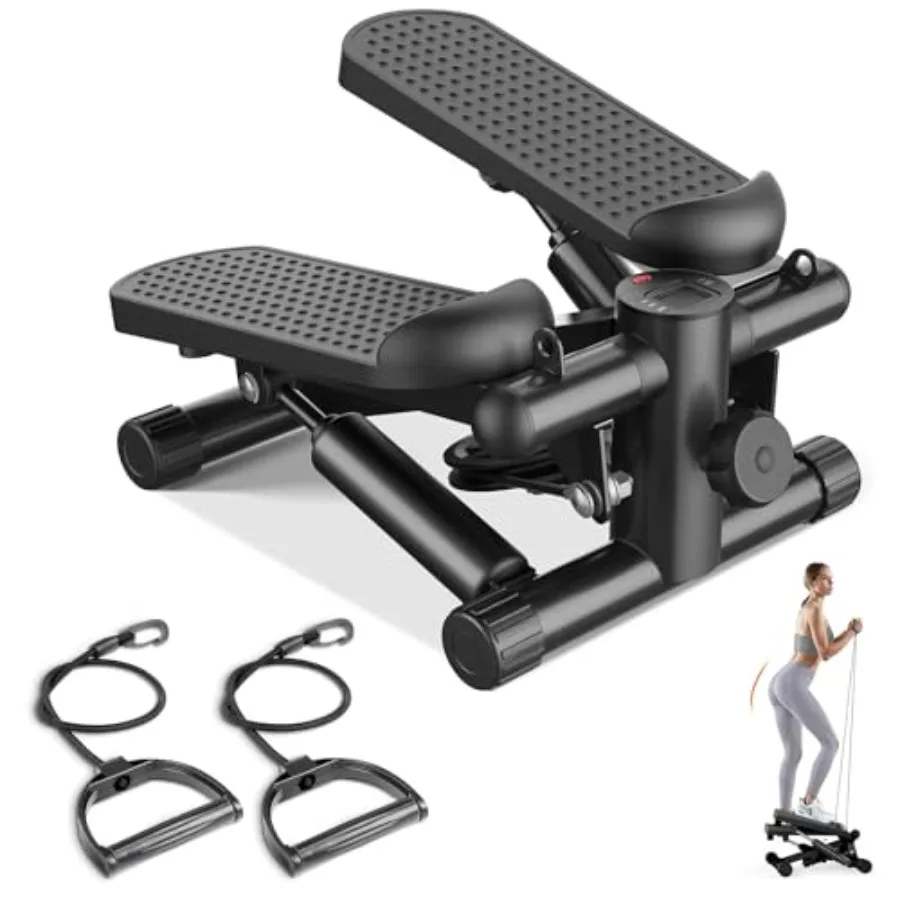 Mini Stair Stepper with Resistance Bands, Hydraulic Home Stepper Machine, 300 LBS Weight Capacity, Compact Cardio Equipment wit
Mini Stair Stepper with Resistance Bands, Hydraulic Home Stepper Machine, 300 LBS Weight Capacity, Compact Cardio Equipment wit