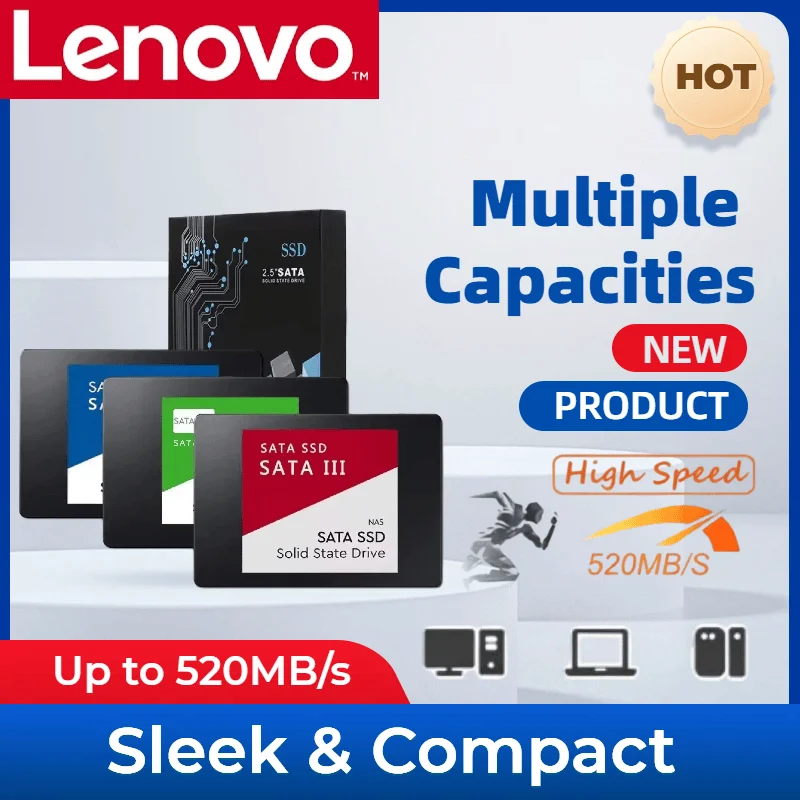Lenovo 4TB External SSD USB 3.0 Portable Solid State Drive 540MB/s Shockproof Metal Casing External Hard Drive For PC Laptop
Lenovo 4TB External SSD USB 3.0 Portable Solid State Drive 540MB/s Shockproof Metal Casing External Hard Drive For PC Laptop