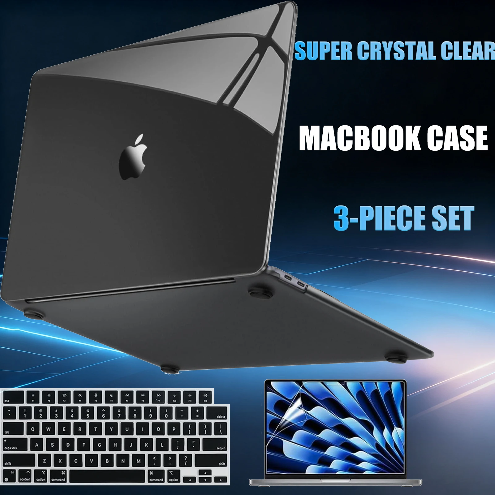 Набор чехлов, совместимый с MacBook Pro 14 M5 Chip 2025, жесткий чехол, чехол для клавиатуры и пленка для экрана для MacBook Pro 16 дюймов
Набор чехлов, совместимый с MacBook Pro 14 M5 Chip 2025, жесткий чехол, чехол для клавиатуры и пленка для экрана для MacBook Pro 16 дюймов