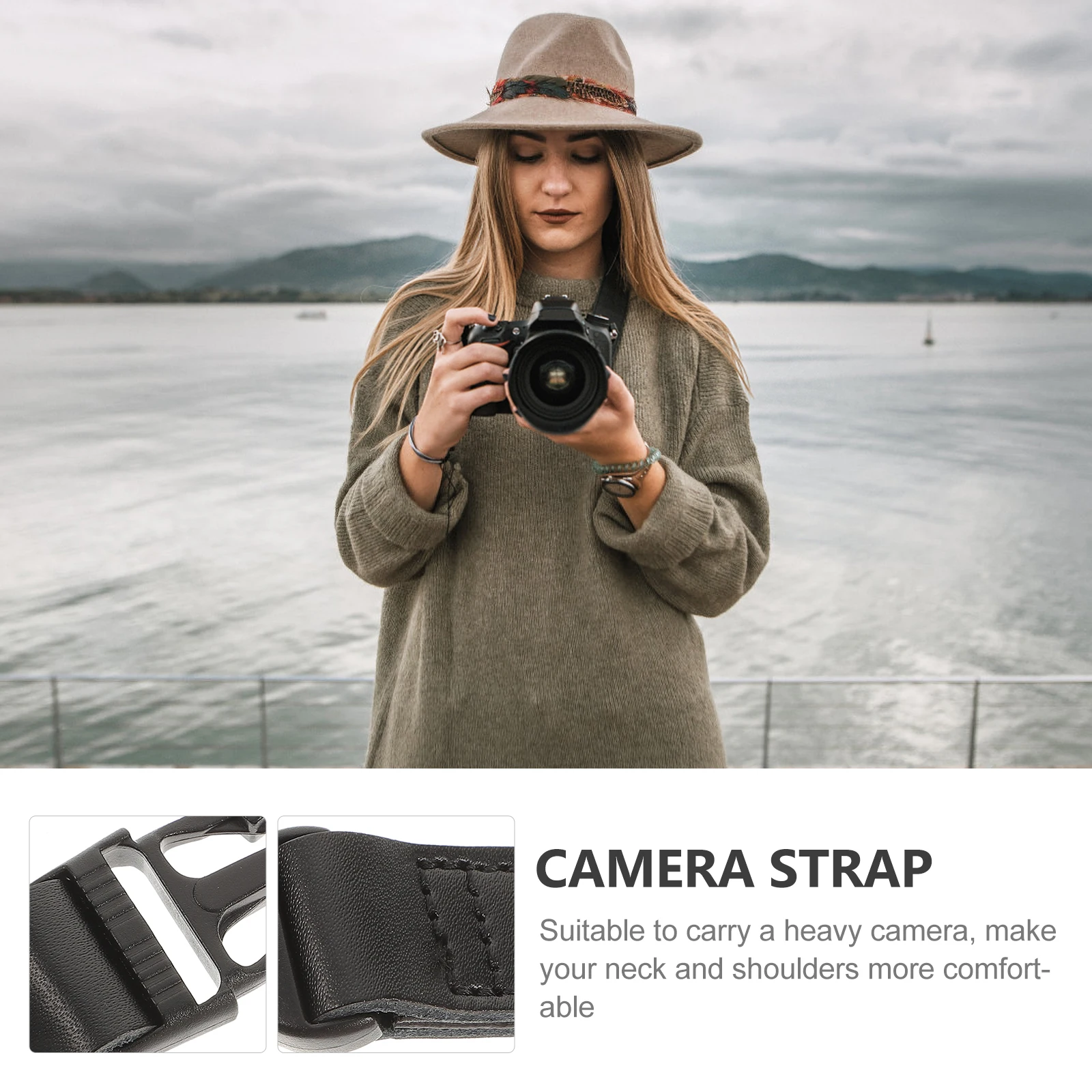 Camera Strap Adjustable Length Comfortable Dslr Camera Sling Strap Neck Shoulder Cross Body Wear for Men Women
Camera Strap Adjustable Length Comfortable Dslr Camera Sling Strap Neck Shoulder Cross Body Wear for Men Women
