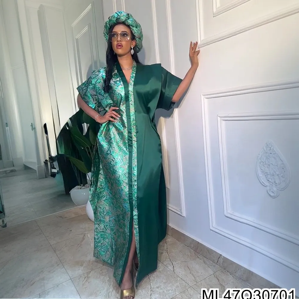 2025 New Africa Plus Size Women's New V-neck Print Loose Casual Dress Middle East Arab Robes S10523
2025 New Africa Plus Size Women's New V-neck Print Loose Casual Dress Middle East Arab Robes S10523