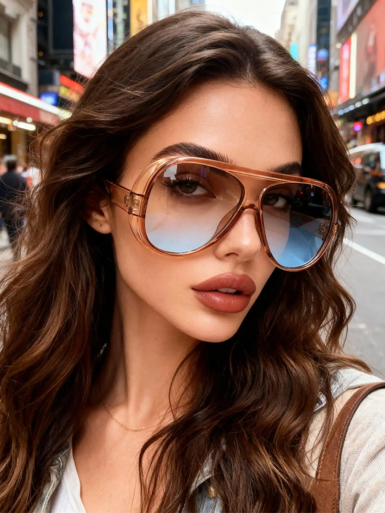 1pc Square Double Beam Fashion Glasses Retro Orange Personalized Versatile Men's And Women's Fashion Glasses Suitable For Daily
1pc Square Double Beam Fashion Glasses Retro Orange Personalized Versatile Men's And Women's Fashion Glasses Suitable For Daily
