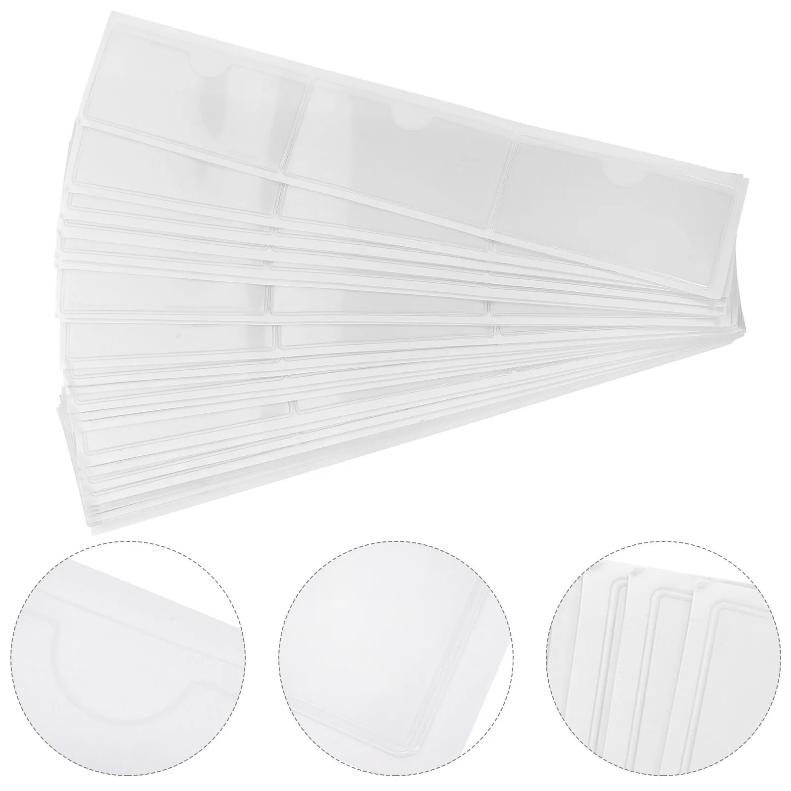 100 шт. прозрачные пластиковые держатели для этикеток, самоклеящиеся рукава для карточек, многоразовая защита для индекса, цена
100 шт. прозрачные пластиковые держатели для этикеток, самоклеящиеся рукава для карточек, многоразовая защита для индекса, цена