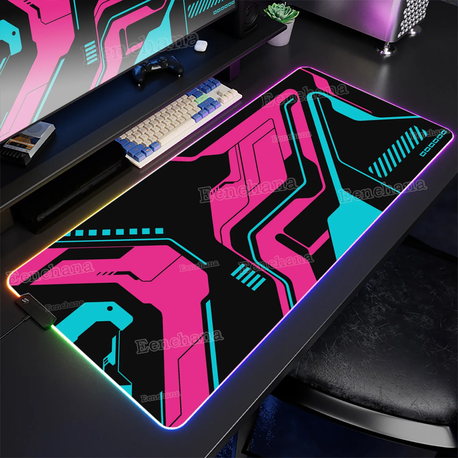 RGB Punk Mechanical Art Cool Mouse Pad Design Большой игровой светящийся черно-белый коврик XXL Большая светодиодная подсветка Аксессуары для клавиатуры
RGB Punk Mechanical Art Cool Mouse Pad Design Большой игровой светящийся черно-белый коврик XXL Большая светодиодная подсветка Аксессуары для клавиатуры