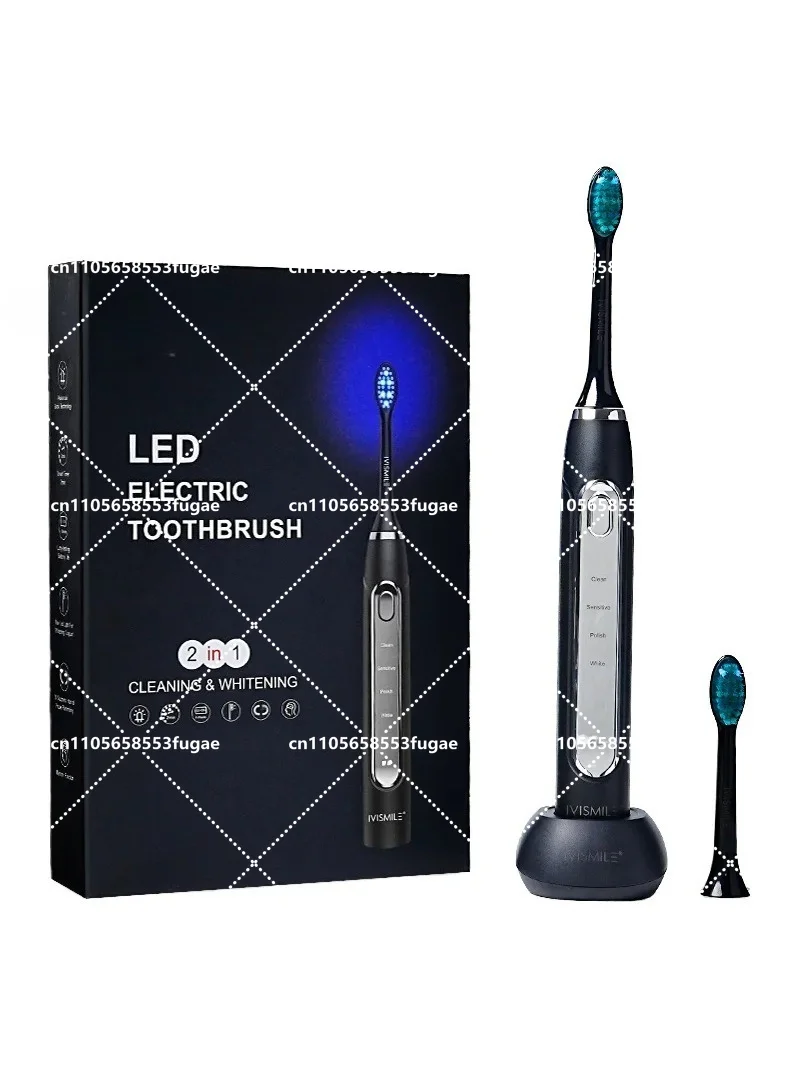 6 Blue LED Light Electric Toothbrush, IPX7 Waterproof, 4 Mode Wireless Charging
6 Blue LED Light Electric Toothbrush, IPX7 Waterproof, 4 Mode Wireless Charging