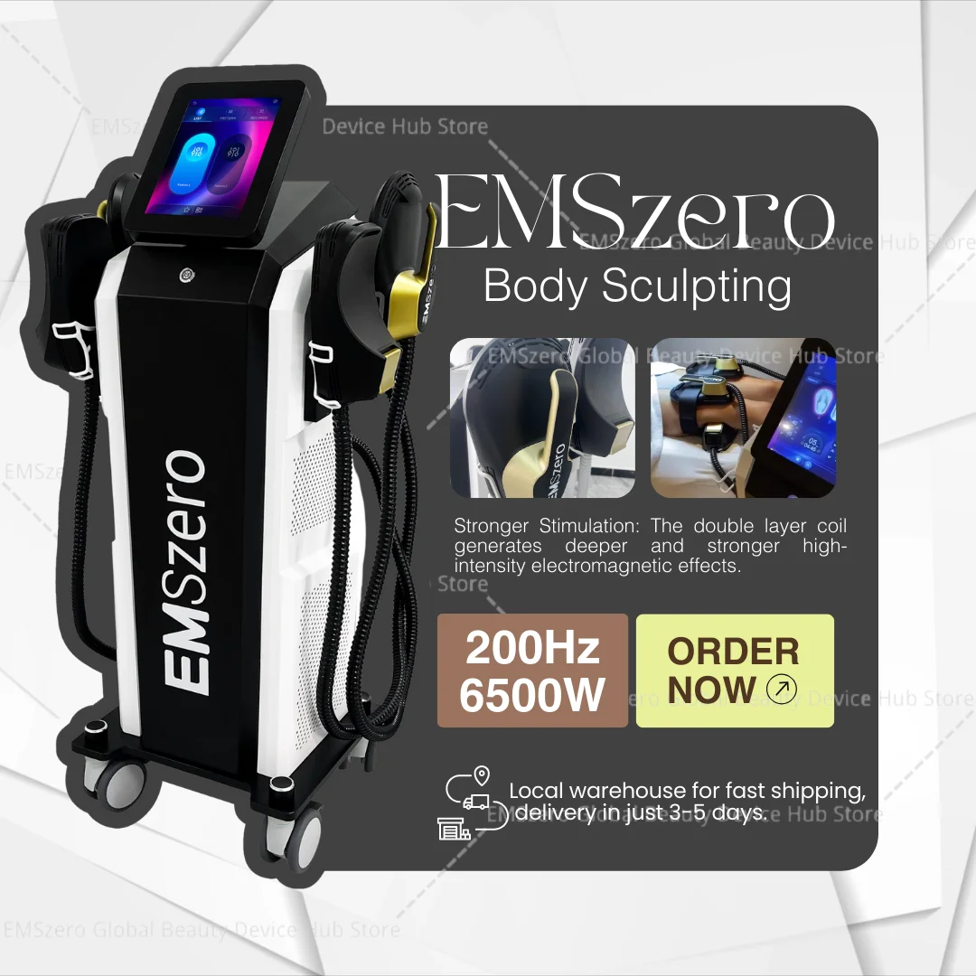 Professional 6500W EMSzero NEO Body Slimming Machine 2025 EMS Electromagnetic Muscle Sculpting & Fat Burning Therapy for Weight
Professional 6500W EMSzero NEO Body Slimming Machine 2025 EMS Electromagnetic Muscle Sculpting & Fat Burning Therapy for Weight