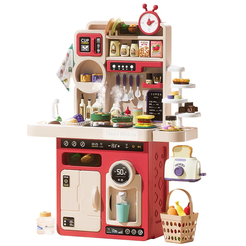 Kitchen toy play house cooking simulation kitchen set
Kitchen toy play house cooking simulation kitchen set