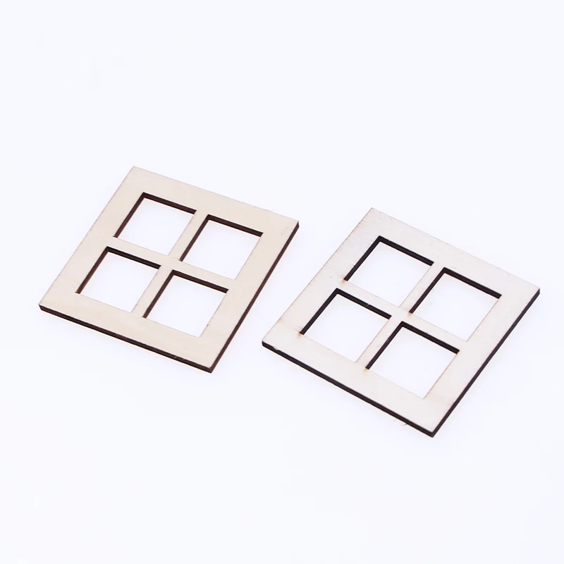 6pcs Dollhouse Mini Wood Four Lattice Window Model Christmas Vestibule Window Decoration Accessories
6pcs Dollhouse Mini Wood Four Lattice Window Model Christmas Vestibule Window Decoration Accessories