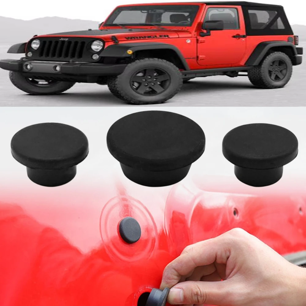 Rubber Plug Caps Insert For Car RearTailgate JEEP Wrangler JK2007-2017 Exterior Modification Parts Snap-on Spare Tire Hole Cover
Rubber Plug Caps Insert For Car RearTailgate JEEP Wrangler JK2007-2017 Exterior Modification Parts Snap-on Spare Tire Hole Cover