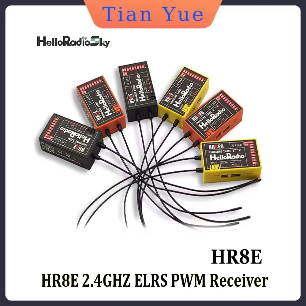 HelloRadio HR8E ELRS PWM 9CH 2.4G приемник для дистанционного управления модель самолета с фиксированным крылом самолета-дрона
HelloRadio HR8E ELRS PWM 9CH 2.4G приемник для дистанционного управления модель самолета с фиксированным крылом самолета-дрона