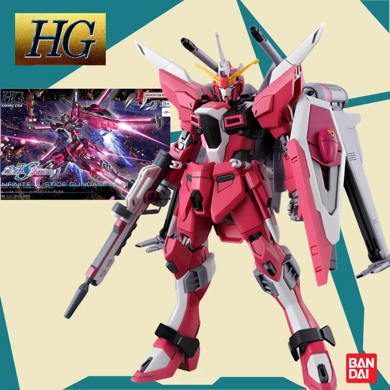 Bandai original HG 1/144 NFINITE JUSTICE GUNDAM TYPE2 Anime Action Figure Assembly Model Toys Boys Girls Kids Gift Collectible
Bandai original HG 1/144 NFINITE JUSTICE GUNDAM TYPE2 Anime Action Figure Assembly Model Toys Boys Girls Kids Gift Collectible