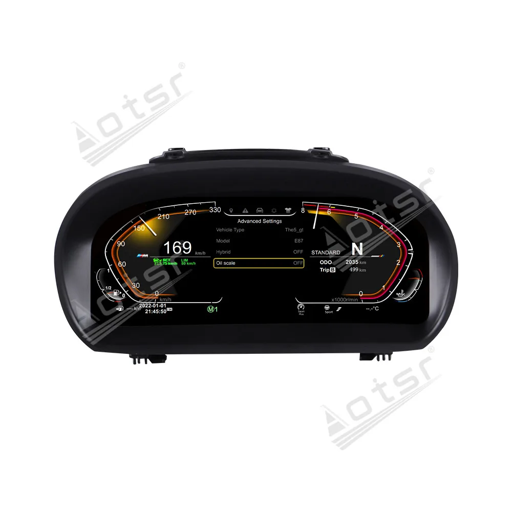 12.3 Inches For BMW 1 Series E87 2006-2011 Meter Car Digital Cruiser Speed Virtual Instrument LCD Dashboard Panel Headunit
12.3 Inches For BMW 1 Series E87 2006-2011 Meter Car Digital Cruiser Speed Virtual Instrument LCD Dashboard Panel Headunit