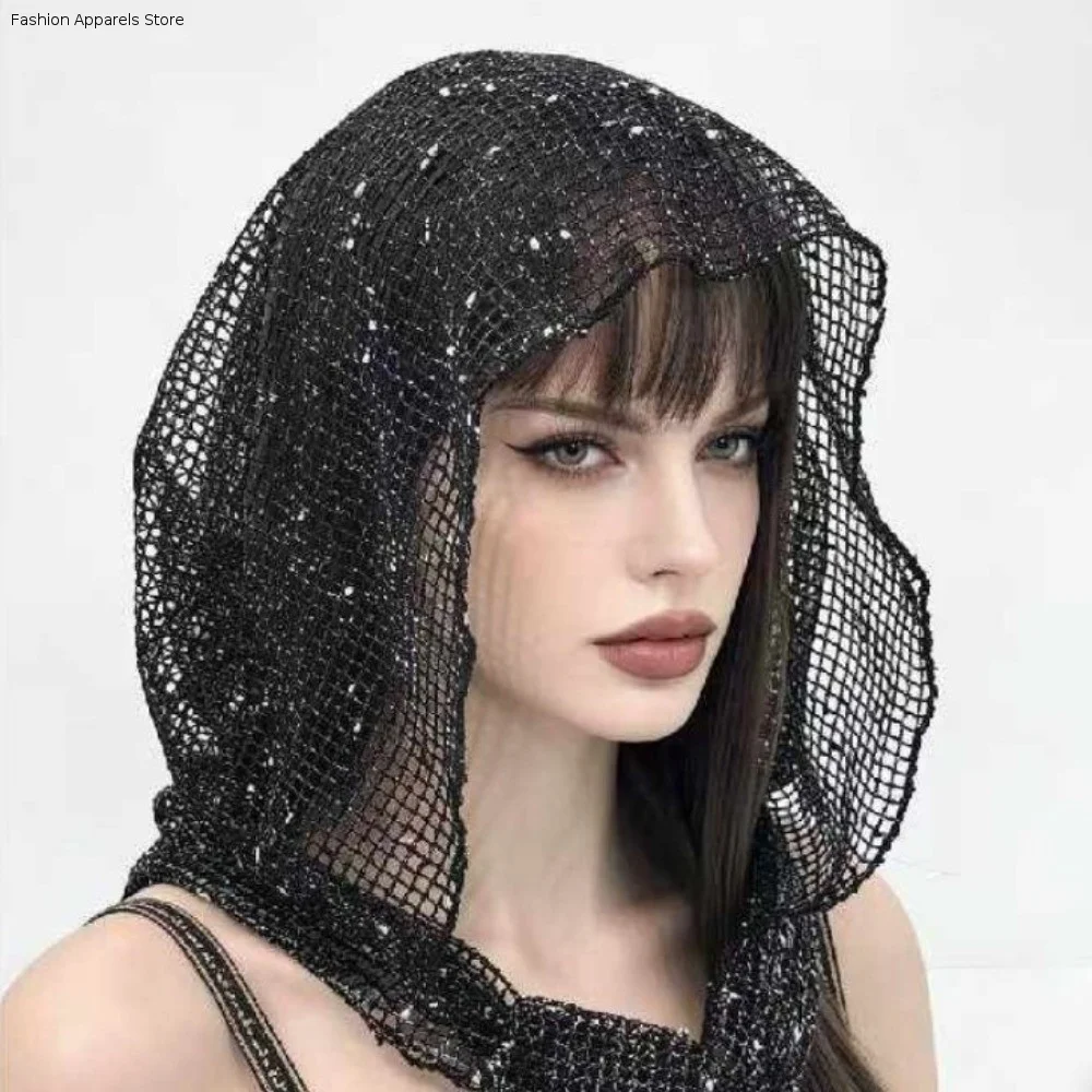 Fairy Solid Color Hooded Headscarf Y2k Breathable Glitter Turbante Lightweight Polyester Head Wraps Middle East Style
Fairy Solid Color Hooded Headscarf Y2k Breathable Glitter Turbante Lightweight Polyester Head Wraps Middle East Style