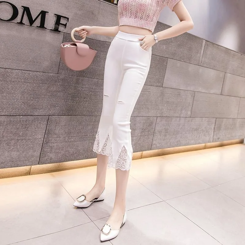 Однотонные расклешенные жидкие женские брюки из ледяного шелка и хлопка, удобные эластичные высококачественные повседневные эстетические женские брюки среднего размера
Однотонные расклешенные жидкие женские брюки из ледяного шелка и хлопка, удобные эластичные высококачественные повседневные эстетические женские брюки среднего размера