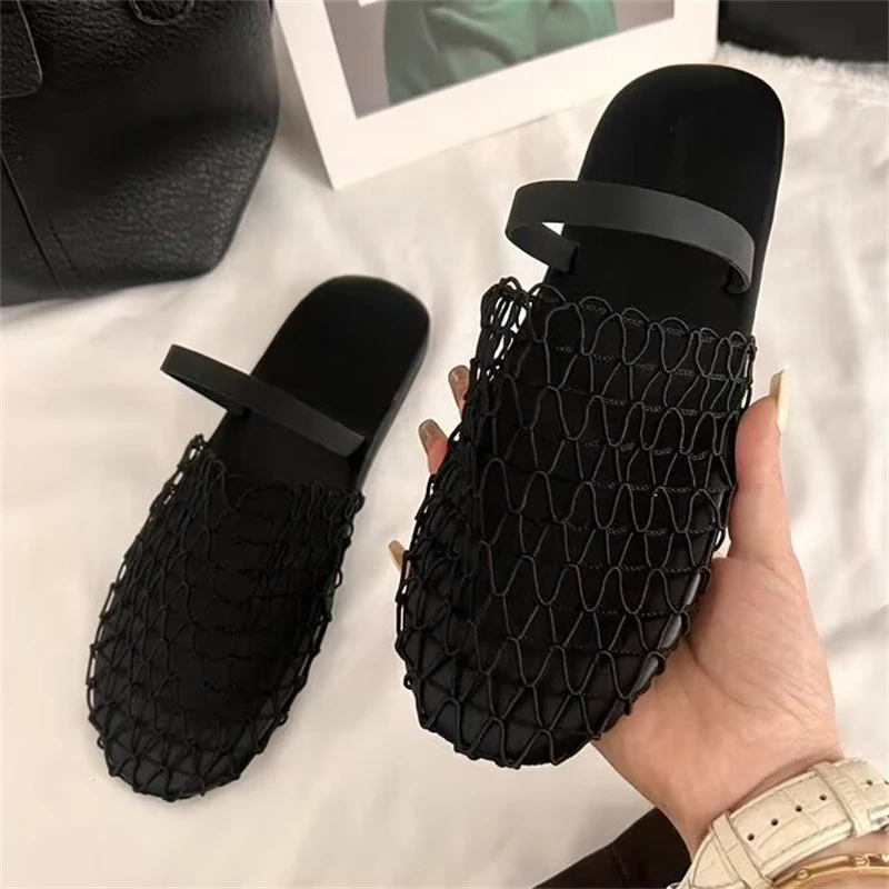 Eilyken Summer Breathable Mesh Fabric Flat Heels Women Shoes Fashion Mule Slippers Casual Outdoors Ladies Sandals
Eilyken Summer Breathable Mesh Fabric Flat Heels Women Shoes Fashion Mule Slippers Casual Outdoors Ladies Sandals