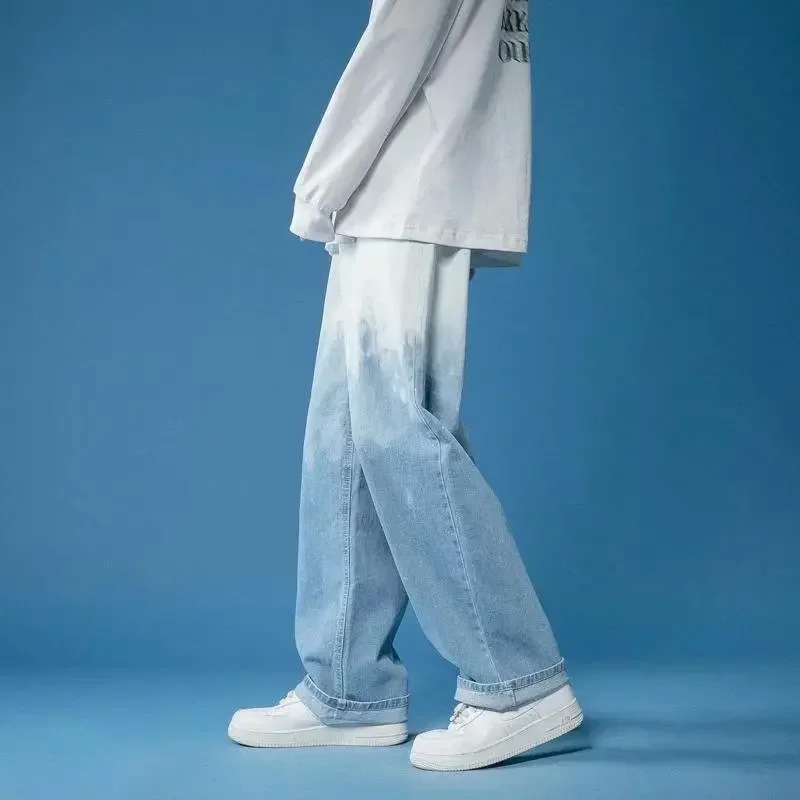 Men Fashion Autumn And Winter New Style Loose Student Straight Leg Wide Leg Dad Pants Trendy Thin Clothing Gradient Jeans
Men Fashion Autumn And Winter New Style Loose Student Straight Leg Wide Leg Dad Pants Trendy Thin Clothing Gradient Jeans