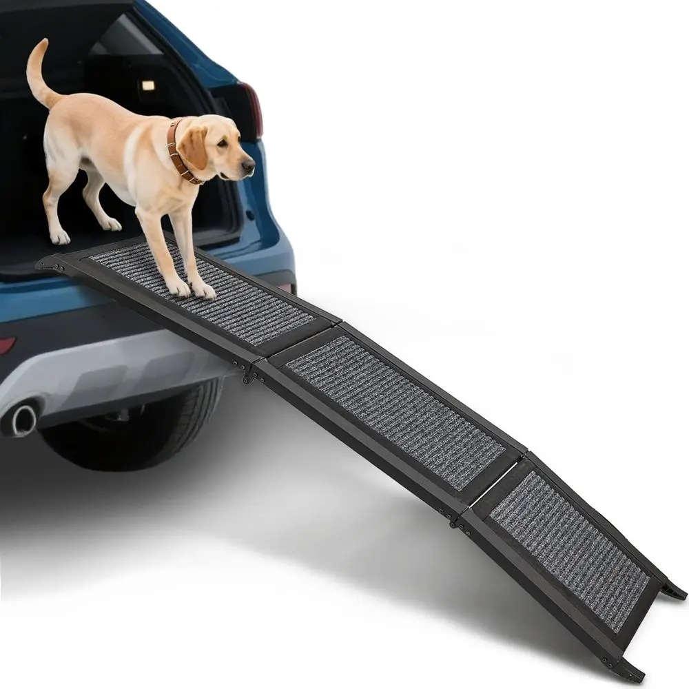 Folding Dog Ramp For Car, Pet Ramps For Large Dogs With NonSlip Rug Surface,Portable Long Dog Car Ramp For Car SUV Truck To
Folding Dog Ramp For Car, Pet Ramps For Large Dogs With NonSlip Rug Surface,Portable Long Dog Car Ramp For Car SUV Truck To
