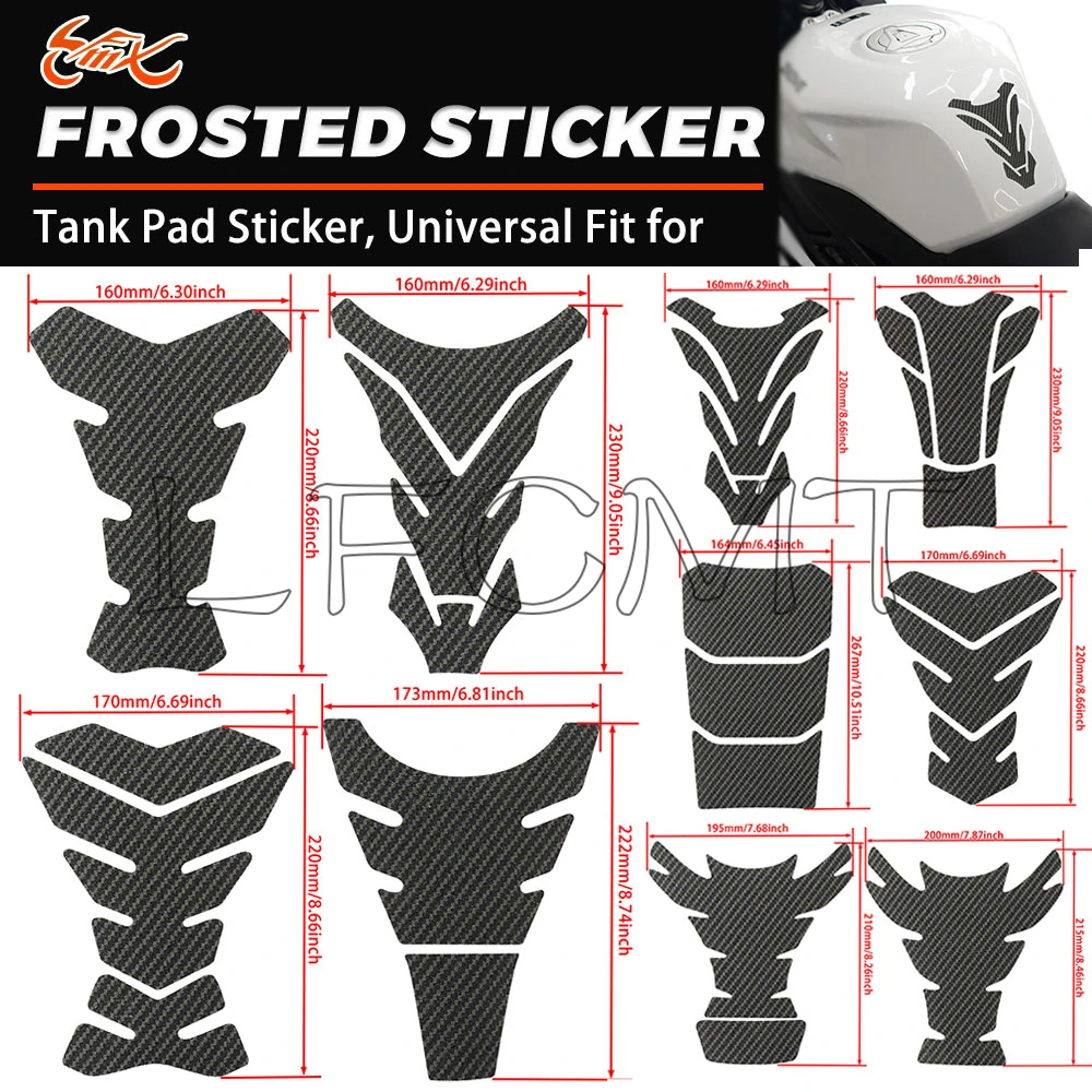 Frosted Universal Motorcycle Tank Pad Protector Sticker Carbon Decal Fit for Honda CBR Suzuki Kawasaki Yamaha Victory BMW Ducati
Frosted Universal Motorcycle Tank Pad Protector Sticker Carbon Decal Fit for Honda CBR Suzuki Kawasaki Yamaha Victory BMW Ducati