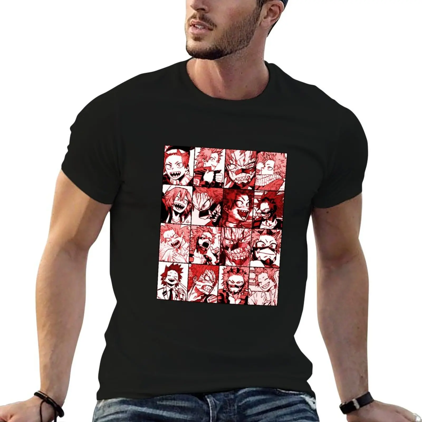 Kirishima Eijirou MHA collage 2 T-Shirt cotton tshirt 100% t shirts for man slim fit T-Shirt
Kirishima Eijirou MHA collage 2 T-Shirt cotton tshirt 100% t shirts for man slim fit T-Shirt
