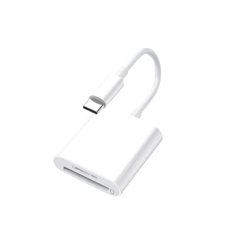2 in 1 OTG Type C Card Reader USB Flash Drive for iPad Tablet SD TF Card reader Memory Card Smart Devices
2 in 1 OTG Type C Card Reader USB Flash Drive for iPad Tablet SD TF Card reader Memory Card Smart Devices
