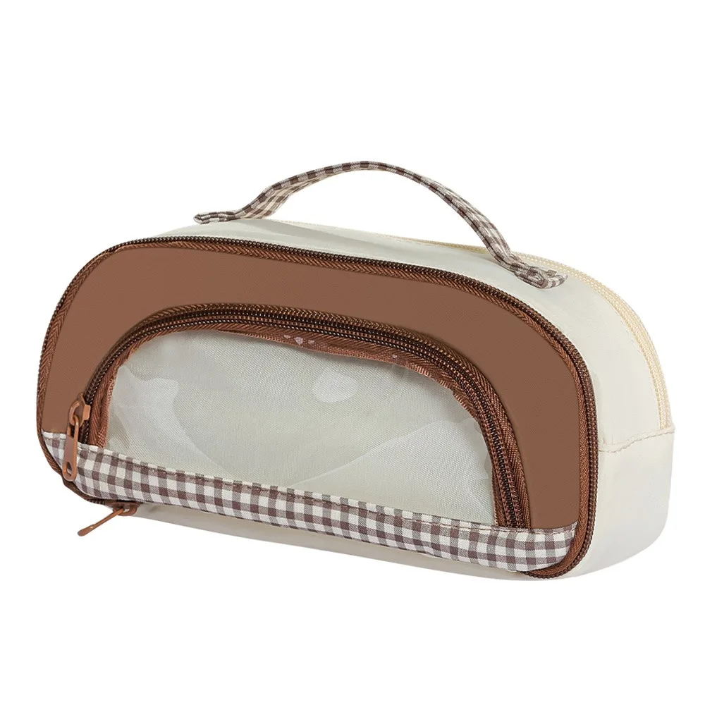 New Handheld Pencil Case Color-blocking Large Capacity Stationery Pouch Multi-functional Pen Bag Gift
New Handheld Pencil Case Color-blocking Large Capacity Stationery Pouch Multi-functional Pen Bag Gift