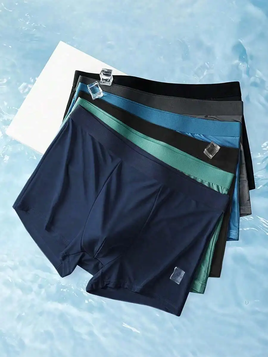 6 Pcs Solid Color Breathable Mens Boxer Briefs
6 Pcs Solid Color Breathable Mens Boxer Briefs