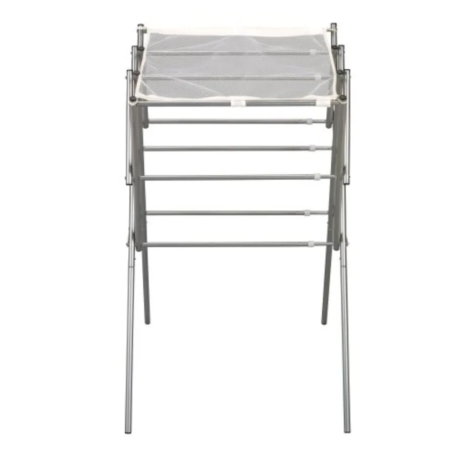 Foldable Expandable Collapsible Clothes Drying Rack Silver for Indoor Outdoor Use Space Saving Laundry Drying Rack with High Lo
Foldable Expandable Collapsible Clothes Drying Rack Silver for Indoor Outdoor Use Space Saving Laundry Drying Rack with High Lo