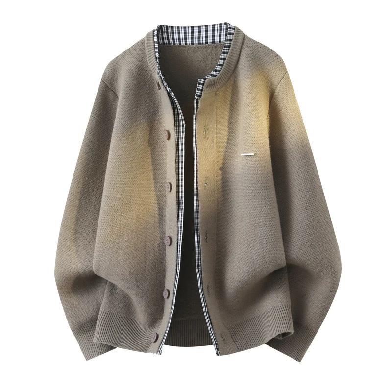 Мужской свободный вязаный кардиган-свитер, повседневная верхняя одежда, новая модель весна-осень, комфортный, средней толщины
Мужской свободный вязаный кардиган-свитер, повседневная верхняя одежда, новая модель весна-осень, комфортный, средней толщины