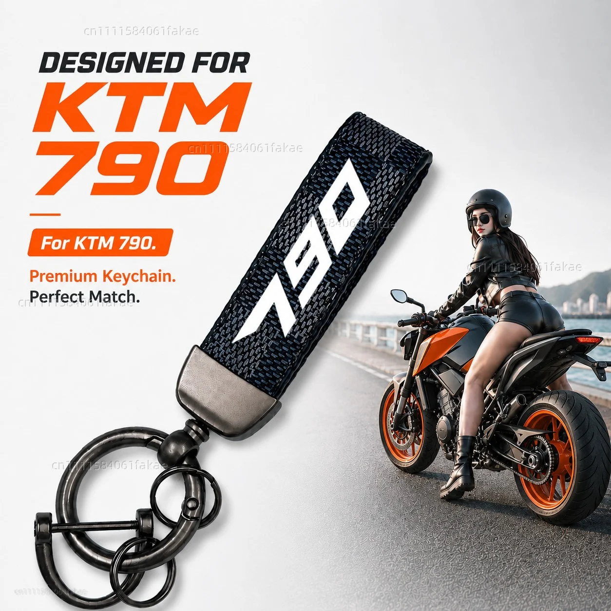 For KTM 890 1090 1190 ADVENTURE / R 790 ADVENTURE / S / R Duke 790 890 Motorcycle Keychain Custom Logo Gift for Rider Men Women