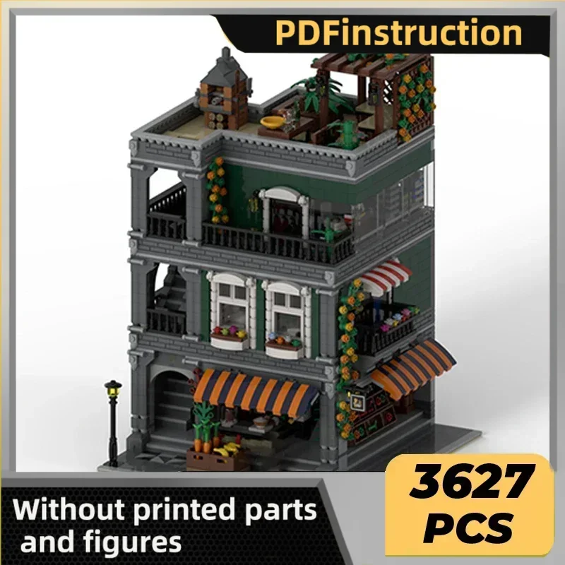 Модель City Street View Moc, строительные кирпичи, городской продуктовый магазин, технология, модульные блоки, подарки, рождественские игрушки, наборы «сделай сам», сборка
Модель City Street View Moc, строительные кирпичи, городской продуктовый магазин, технология, модульные блоки, подарки, рождественские игрушки, наборы «сделай сам», сборка