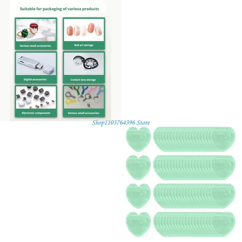 300 шт. яркие цветные сумки для ювелирных изделий в форме сердца, стильные самозапечатывающиеся пакеты для упаковки деловых и 
300 шт. яркие цветные сумки для ювелирных изделий в форме сердца, стильные самозапечатывающиеся пакеты для упаковки деловых и