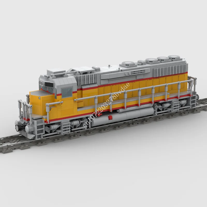 1139 шт., дизельный двигатель EMD GP40 из Союза Тихоокеанской железной дороги, модель Moc, строительный блок, «сделай сам», кирпичная транспортировка, дисплей, Рождественская игрушка, подарок
1139 шт., дизельный двигатель EMD GP40 из Союза Тихоокеанской железной дороги, модель Moc, строительный блок, «сделай сам», кирпичная транспортировка, дисплей, Рождественская игрушка, подарок