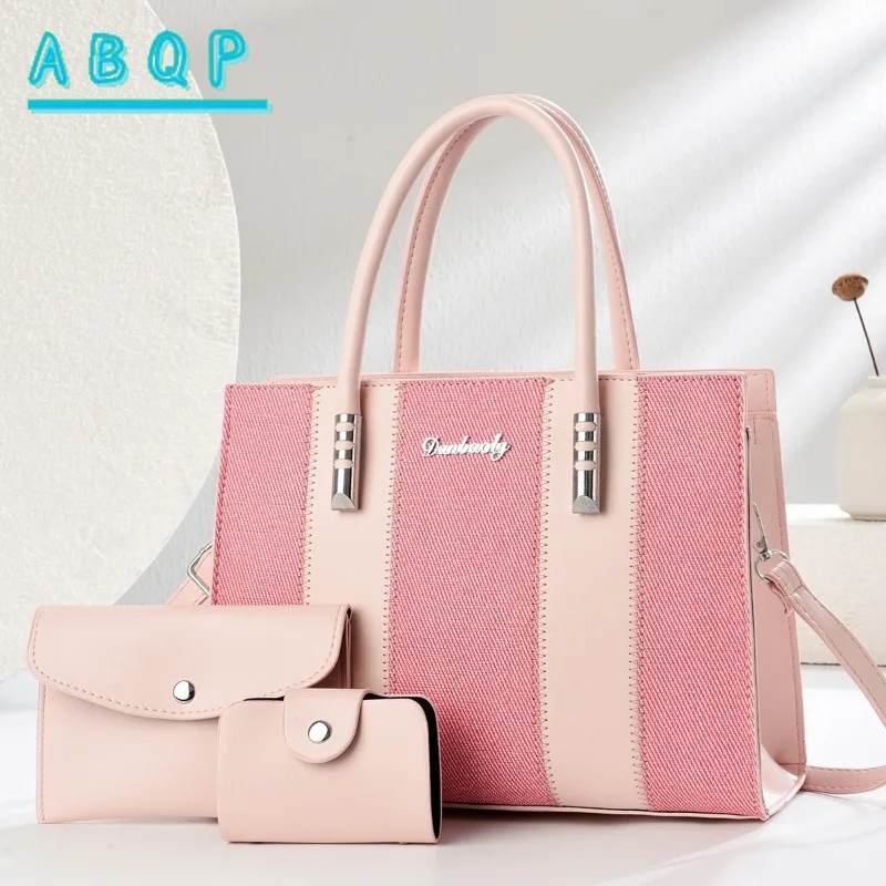 Women's Handbags Luxury Brand 3-piece Set Women's Shoulder Crossbody Bag Stitching Colorful Casual Women's Bag Large Capacity
Women's Handbags Luxury Brand 3-piece Set Women's Shoulder Crossbody Bag Stitching Colorful Casual Women's Bag Large Capacity