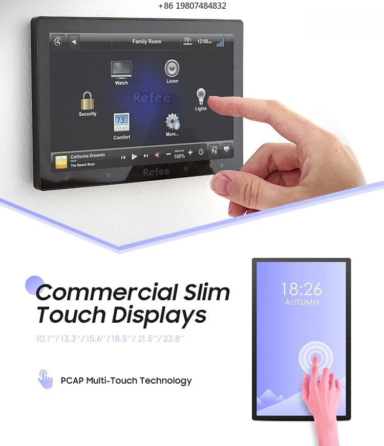 Mounted Advertising Display Touch Screen Industrial Android Tablet 10/13/15/22/32/43/49/55 Inch Poe Tablet Android Wall
Mounted Advertising Display Touch Screen Industrial Android Tablet 10/13/15/22/32/43/49/55 Inch Poe Tablet Android Wall