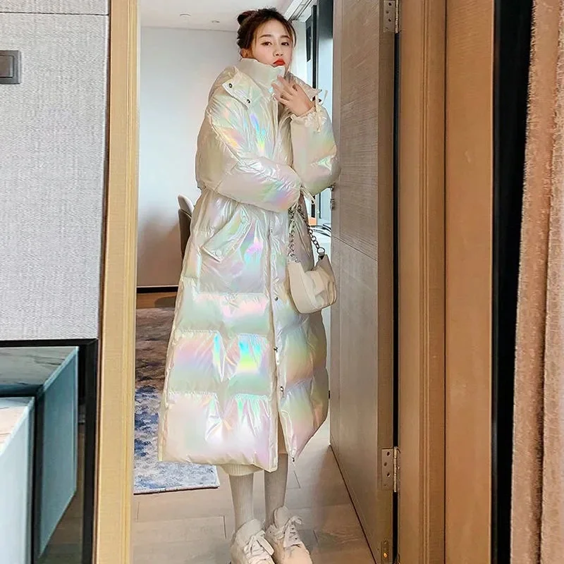 Pop Women's Parka New Bright Face Long Colorful Draw Padded Clothes Magic Color Thick Jacket Women Hooded Outwear Streetwear Coa
Pop Women's Parka New Bright Face Long Colorful Draw Padded Clothes Magic Color Thick Jacket Women Hooded Outwear Streetwear Coa