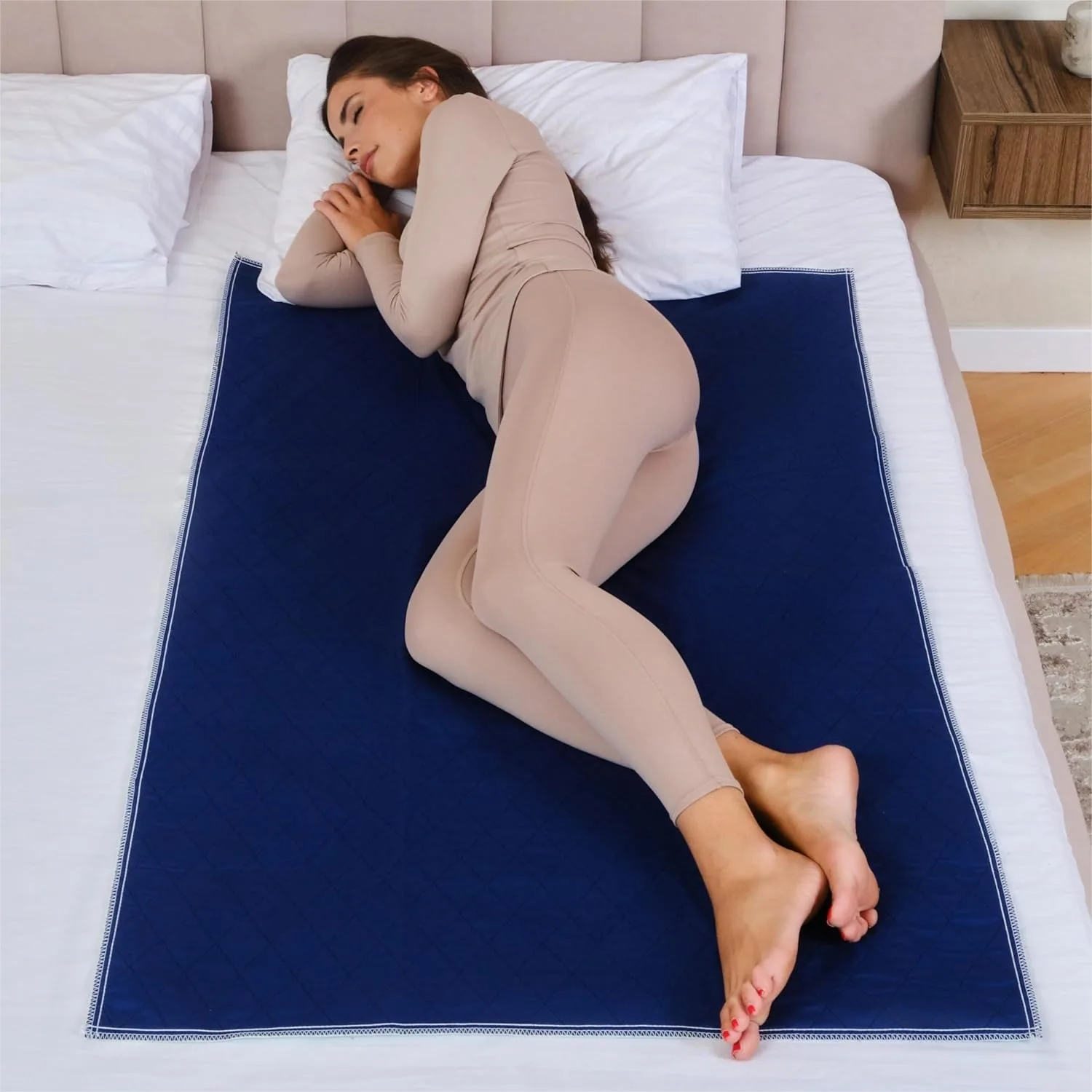 Waterproof Mattress Protector, Dark Navy to Hide Stains, Extra Large 34 x 54, Quilted Bed Pad for Incontinence Washable
Waterproof Mattress Protector, Dark Navy to Hide Stains, Extra Large 34 x 54, Quilted Bed Pad for Incontinence Washable