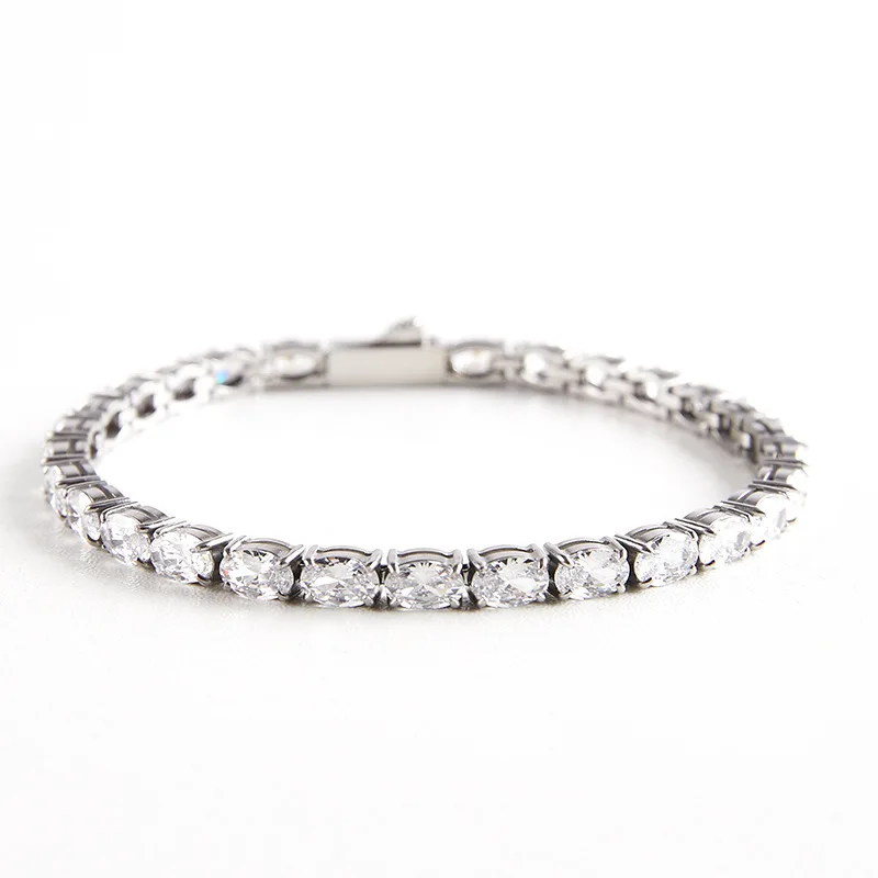 Apexelle Brand Fashion Jewelry Stainless Steel Bracelet For Unisex Prong Setting Oval Zircon Tennis Bracelet Fine Jewelry
Apexelle Brand Fashion Jewelry Stainless Steel Bracelet For Unisex Prong Setting Oval Zircon Tennis Bracelet Fine Jewelry