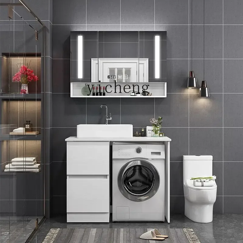 X6-2 Balcony Washing Machine Cabinet Partner Roller Integrated Combination Bathroom Cabinet Washbasin
X6-2 Balcony Washing Machine Cabinet Partner Roller Integrated Combination Bathroom Cabinet Washbasin