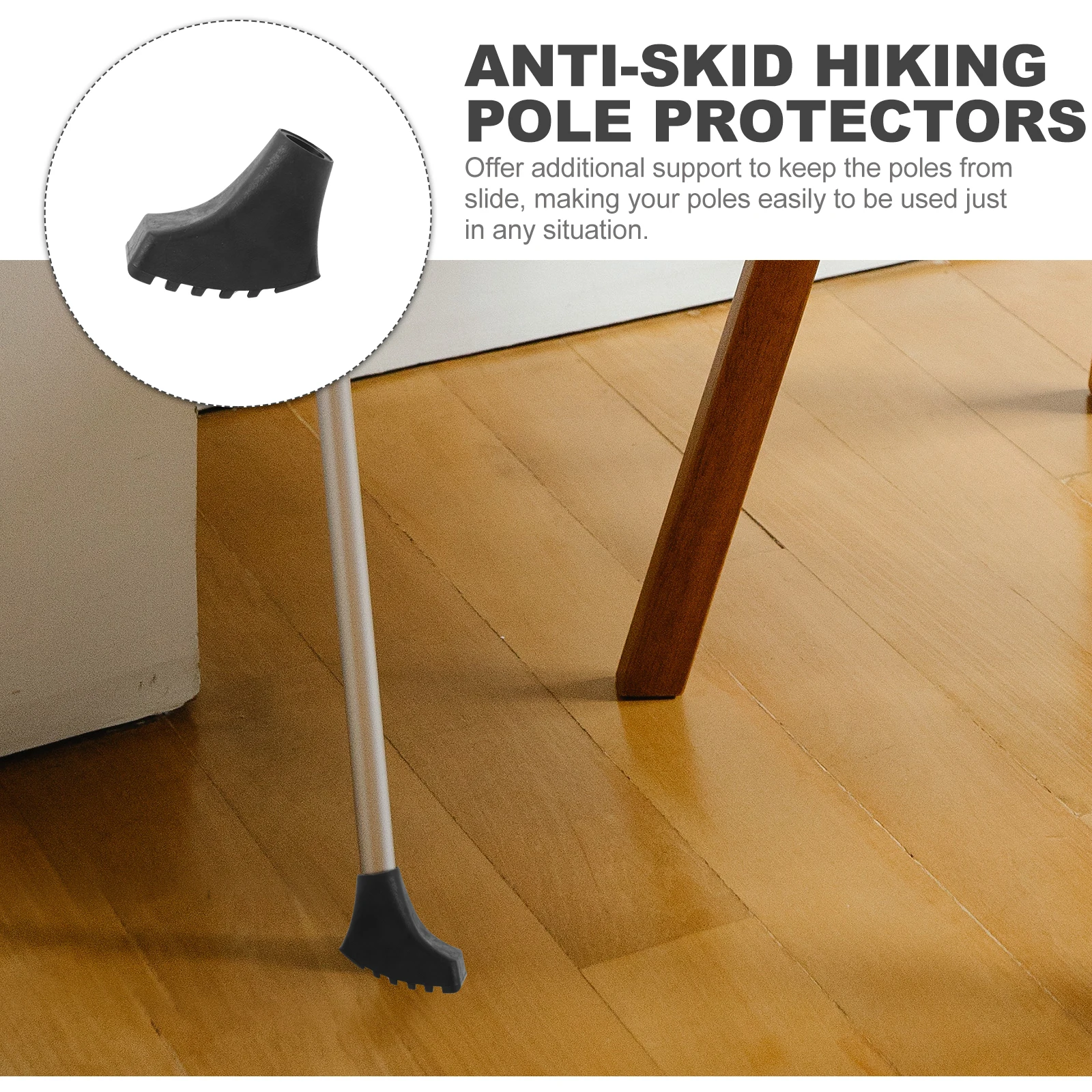 4pcs Trekking Pole Foot Pads Rubber Covers Cane Tips Non slip Crutch Walking Stick Accessories Hiking Outdoor
4pcs Trekking Pole Foot Pads Rubber Covers Cane Tips Non slip Crutch Walking Stick Accessories Hiking Outdoor