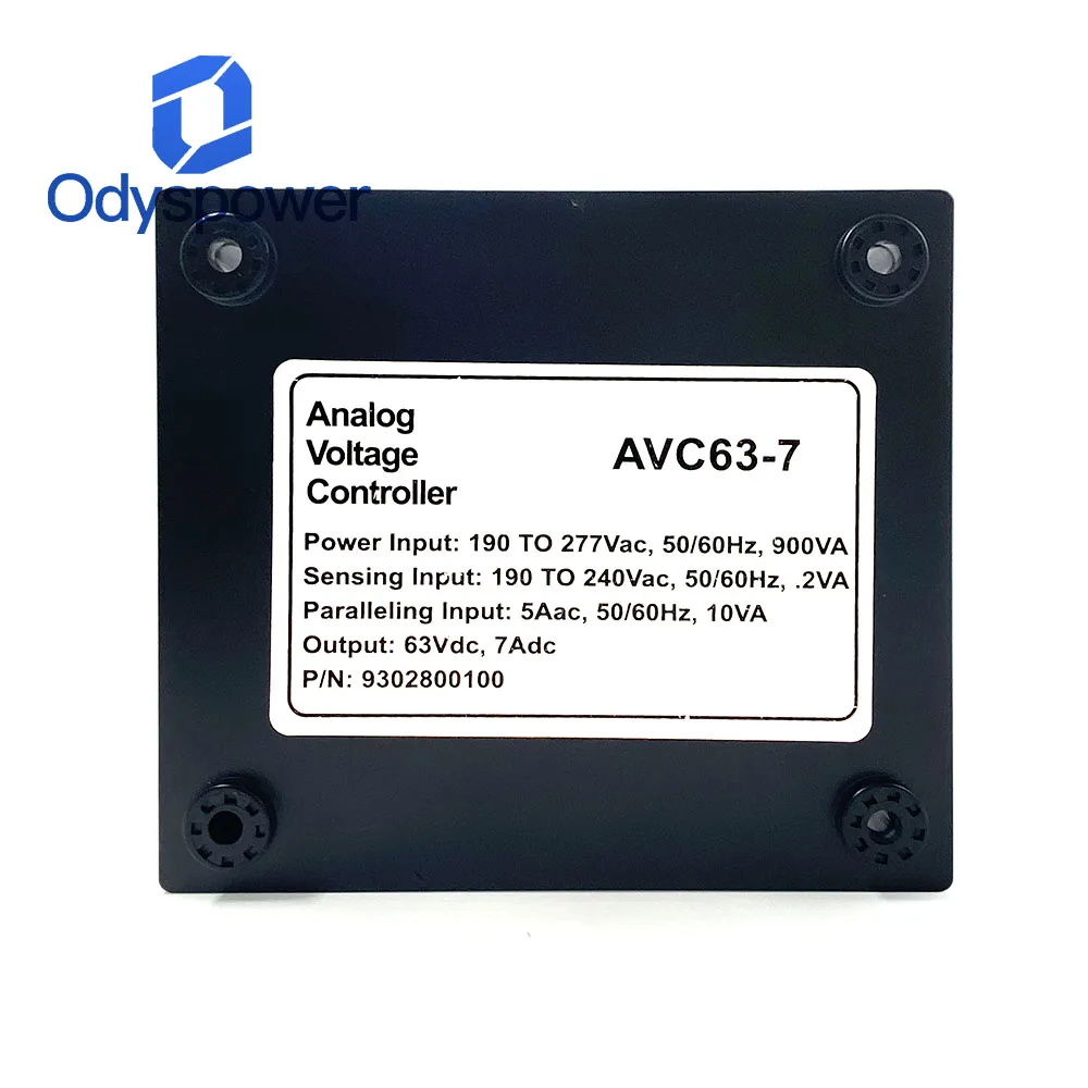 AVC63-7 AVR Automatic Voltage Regulator for 2kva Brushless Generator
AVC63-7 AVR Automatic Voltage Regulator for 2kva Brushless Generator