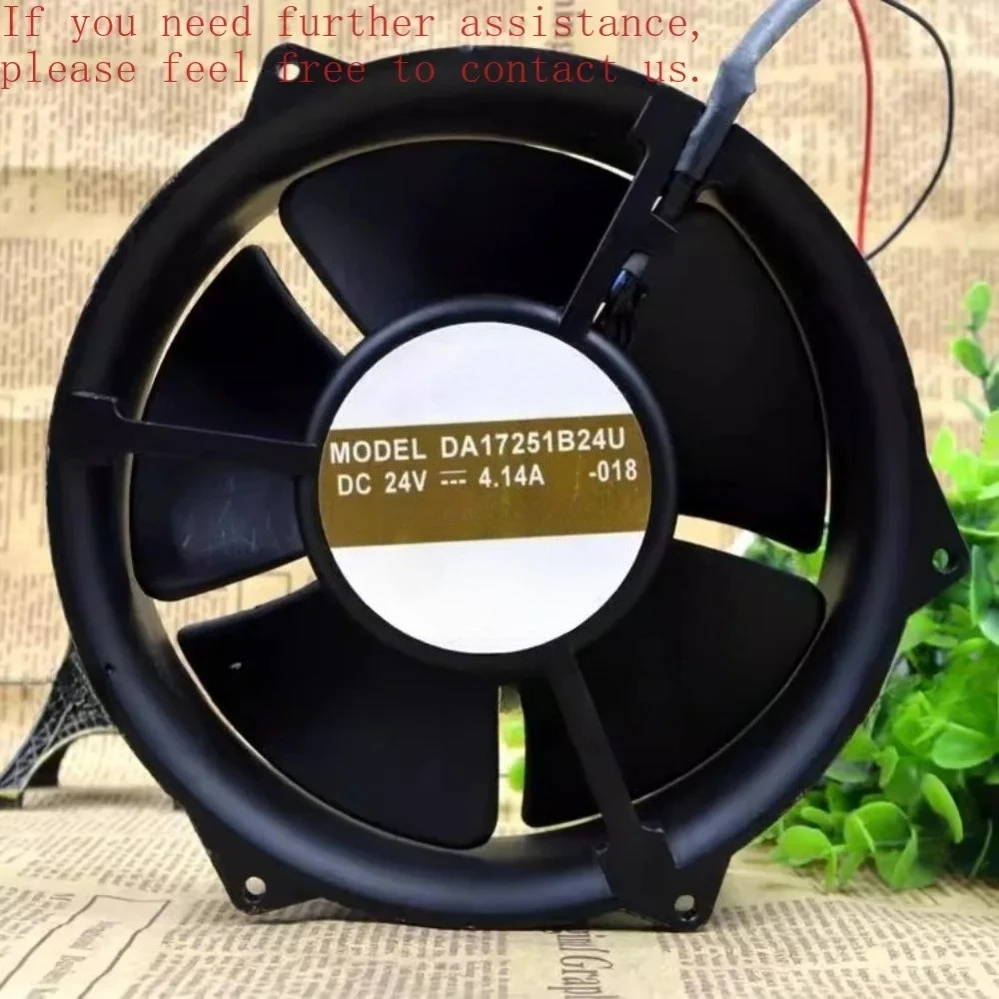 For AVC DA17251B24U 17251 17CM 24V 4.14A High Airflow DC Inverter Cooling Fan (003)
For AVC DA17251B24U 17251 17CM 24V 4.14A High Airflow DC Inverter Cooling Fan (003)