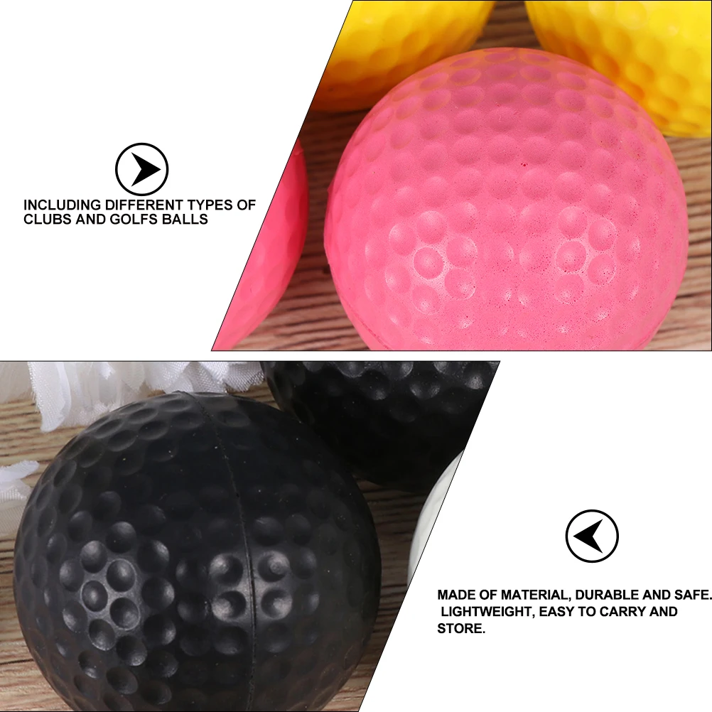 26pcs Golf Sponge Ball Practice Training Foam Balls Indoor PU Golf Ball Set Parent Child Game Lightweight Bright
26pcs Golf Sponge Ball Practice Training Foam Balls Indoor PU Golf Ball Set Parent Child Game Lightweight Bright