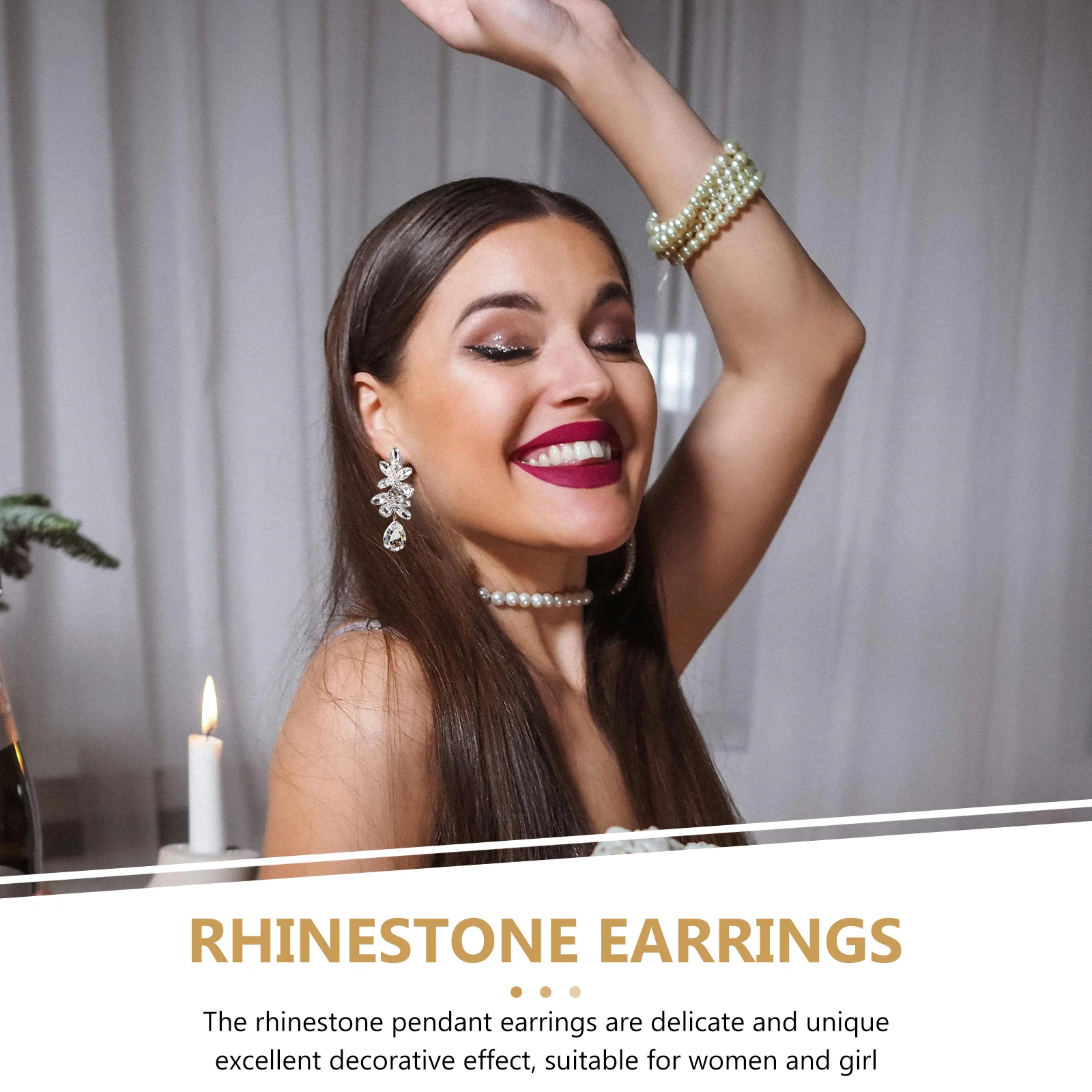 Rhinestone Drop for Women Earrings For Women Trendy Party Bling Pendant Matching Outfits Lightweight Easy Wear
Rhinestone Drop for Women Earrings For Women Trendy Party Bling Pendant Matching Outfits Lightweight Easy Wear
