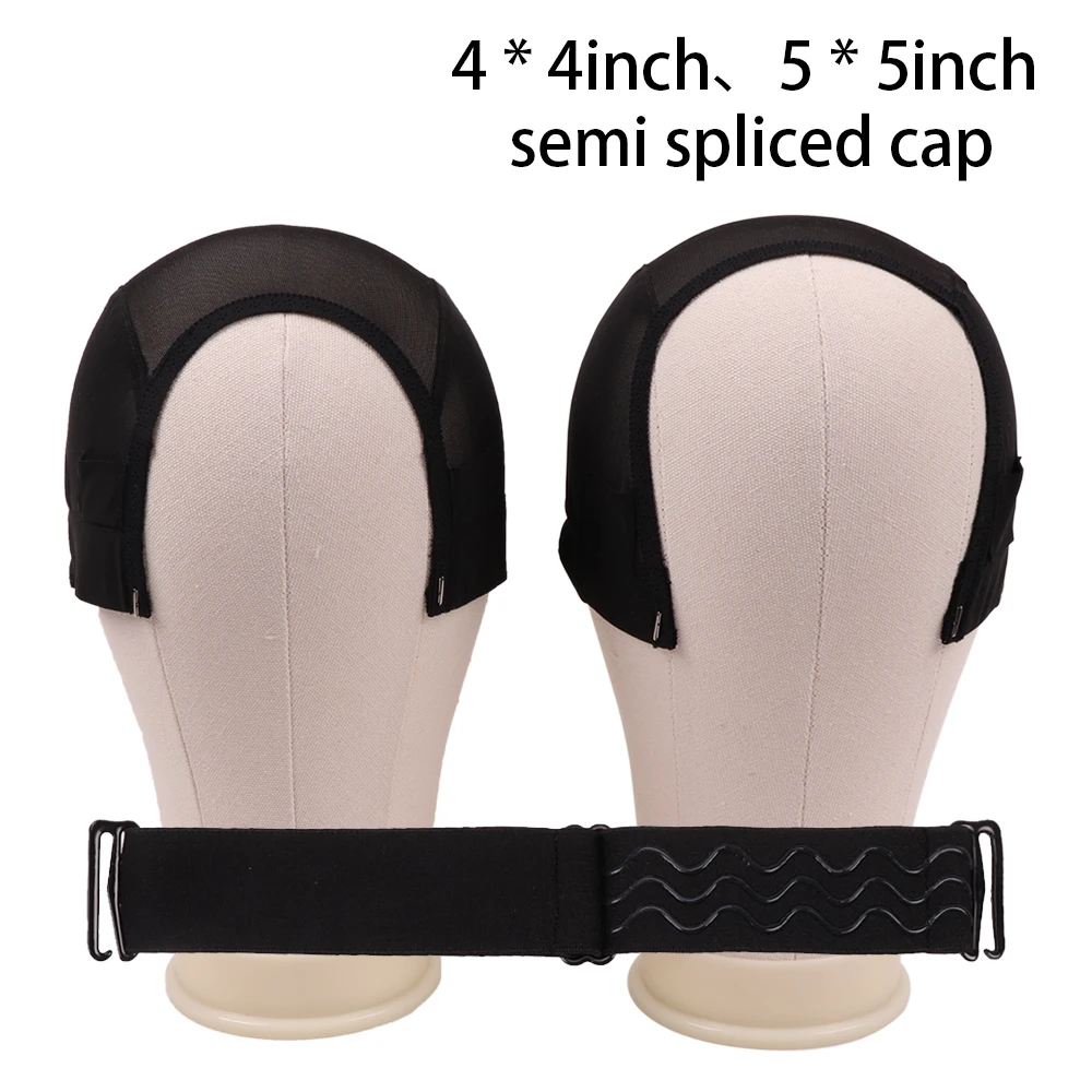 Wig Cap For Glueless Wigs Black 4*4 5*5 U-Shaped Blank Wig Making Cap With Non Slip Elastic Band 2Pcs/Set Wig Making Supplies
Wig Cap For Glueless Wigs Black 4*4 5*5 U-Shaped Blank Wig Making Cap With Non Slip Elastic Band 2Pcs/Set Wig Making Supplies