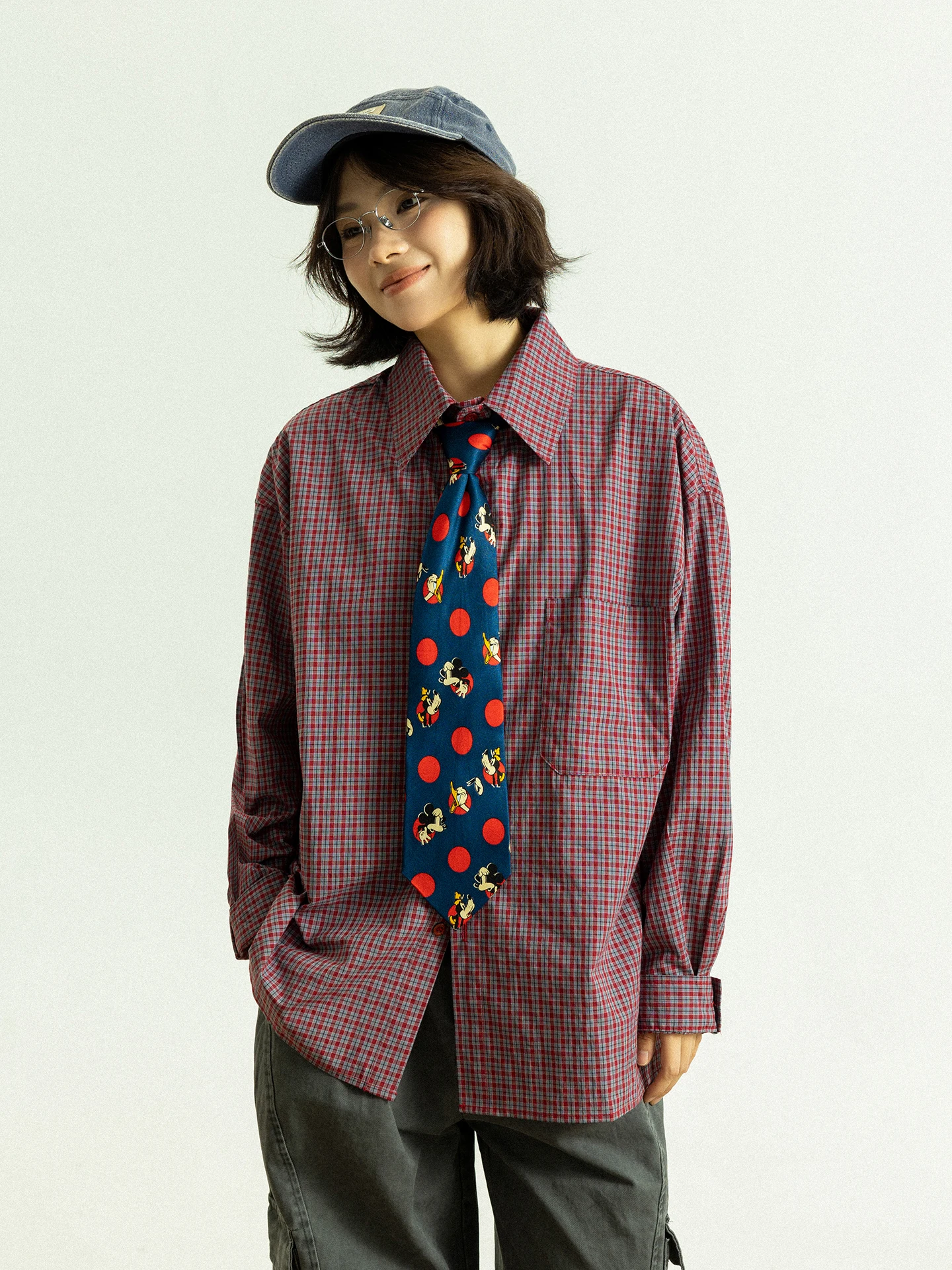 Хлопковая дышащая футболка GoodNorth Spring в винтажном стиле, красная клетка, свободный крой, повседневная, унисекс, стандартная длина
Хлопковая дышащая футболка GoodNorth Spring в винтажном стиле, красная клетка, свободный крой, повседневная, унисекс, стандартная длина